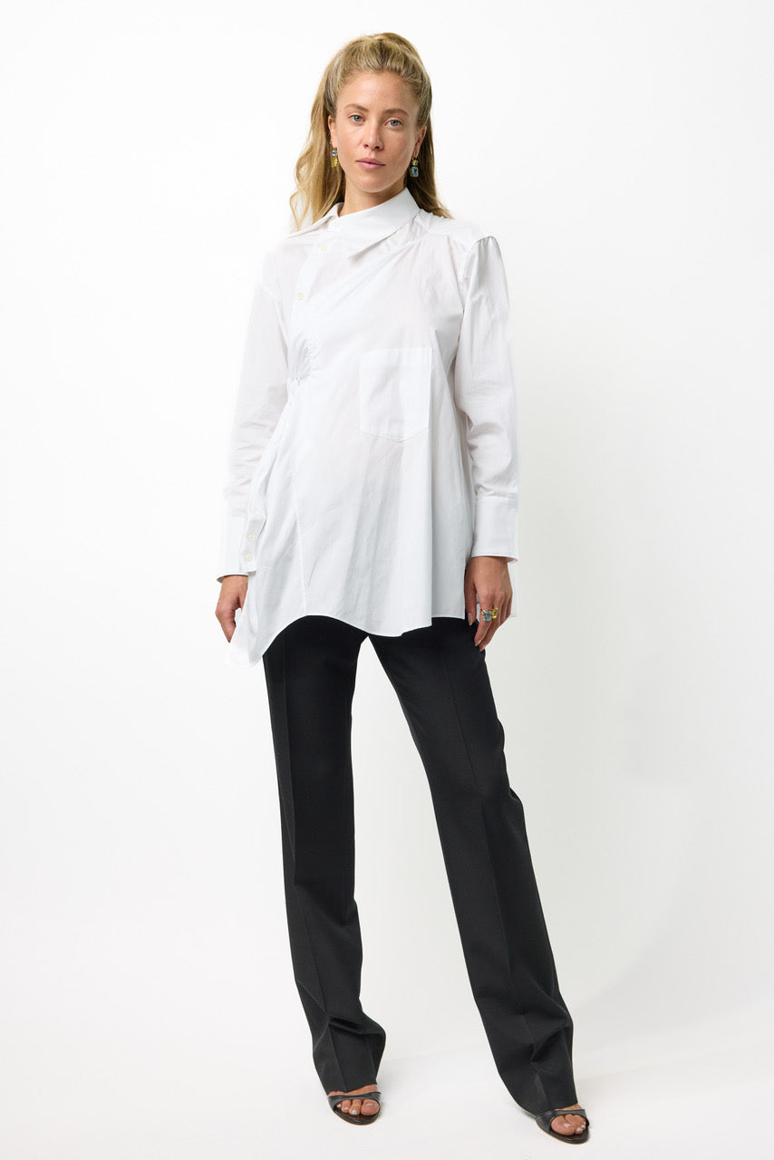 Multi Sleeved Button Down Shirt