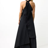 Diamond Jacquard Long Dress