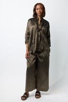 Silk Wide Leg Pant