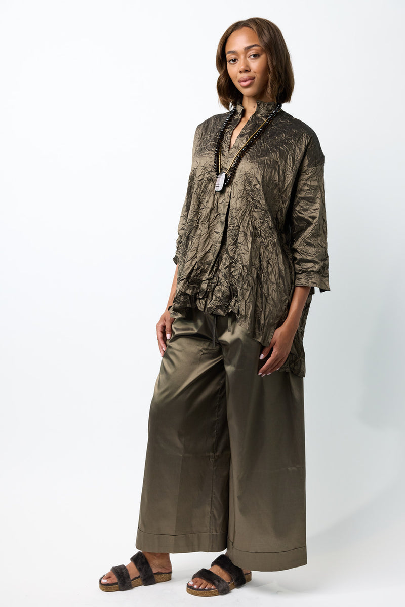 Silk Wide Leg Pant