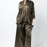 Silk Wide Leg Pant
