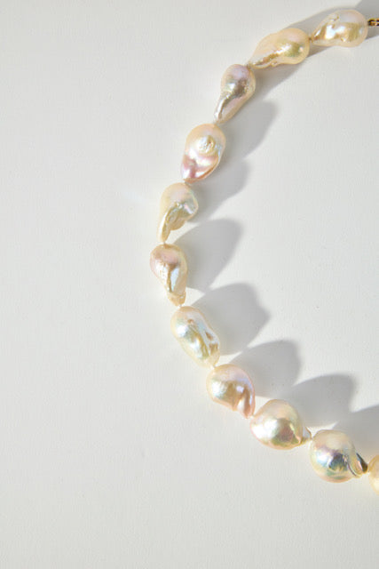 18" Pearls withg Gold Hook Clasp
