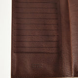 Flap Bi-Fold Wallet in Dark Brown