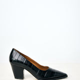Alexa Wagner Black Eel Pam Pump