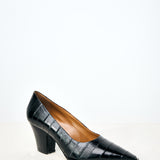 Alexa Wagner Black Eel Pam Pump