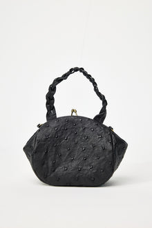 Ostrich Top Handle Bag