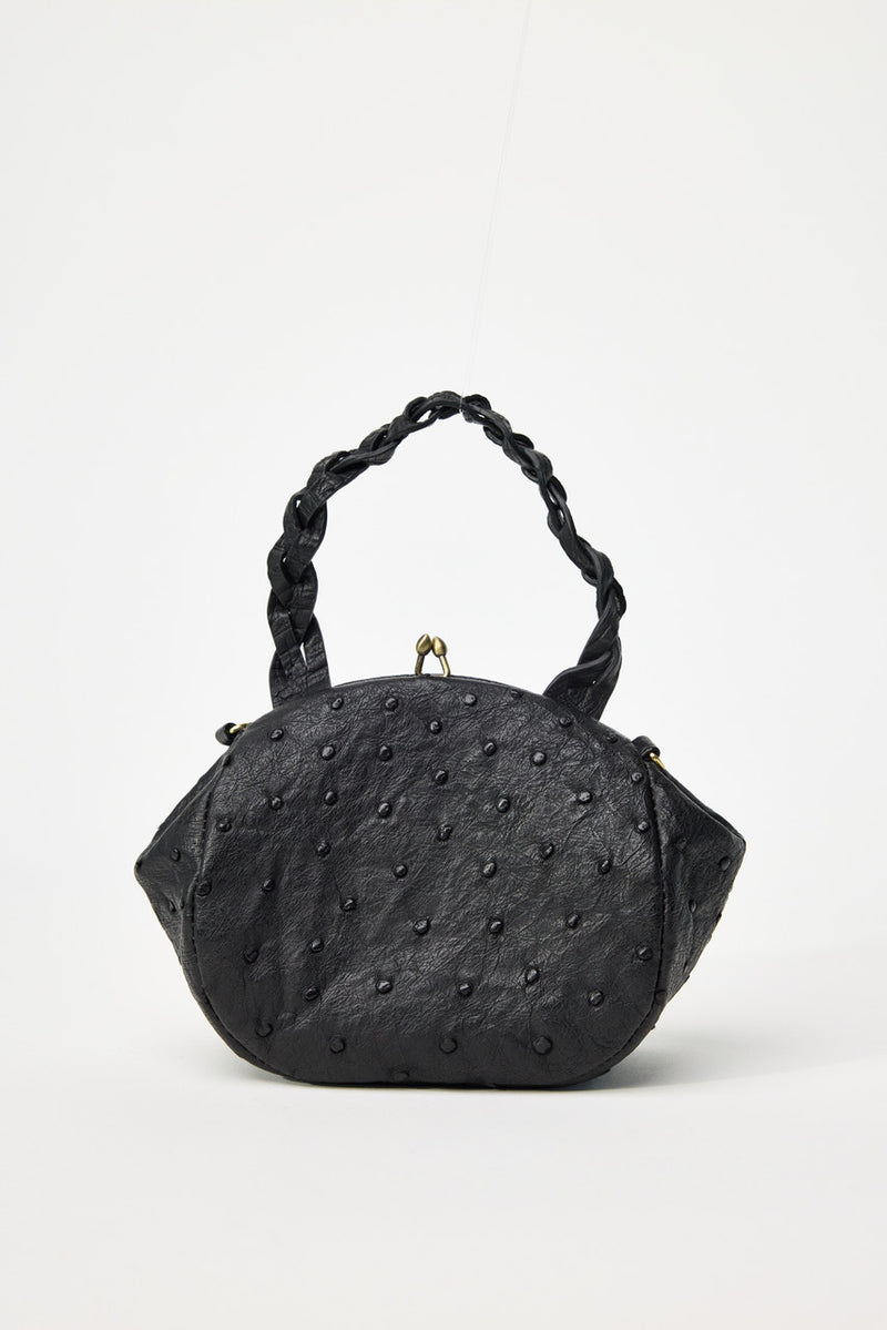 Ostrich Top Handle Bag