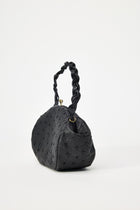 Ostrich Top Handle Bag