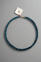 16" London Blue Topaz with 14K Clasp Necklace