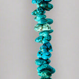 18" Turquoise and Sterling Silver Necklace