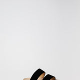 Daniela Gregis 2 Strap Velvet Sandals