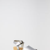 Metallic Leather Clogs