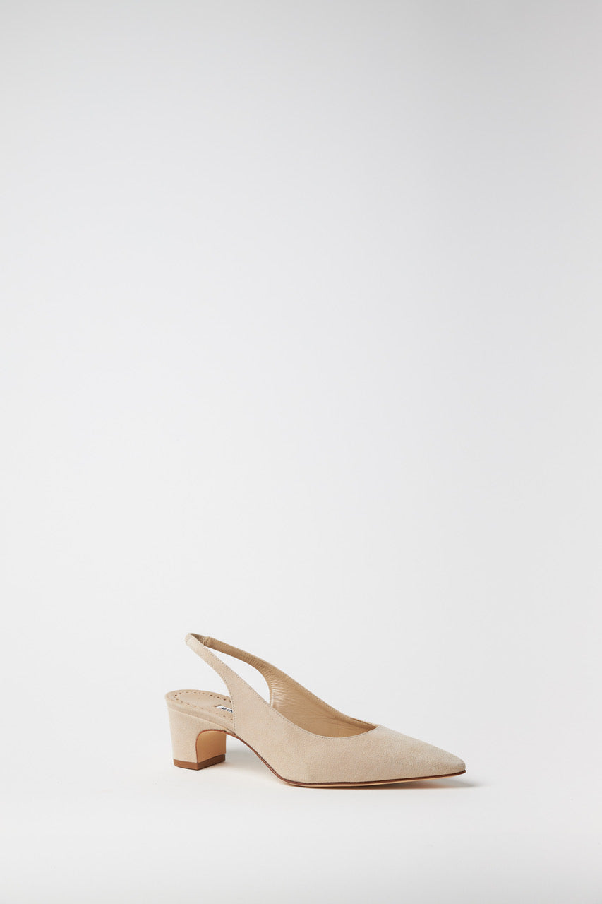 Paledabe Suede Slingback Pump