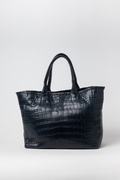 Crocodile Tote Bag with Strap