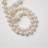 Will Hannigan White Baroque Pearl Strand on Pink String