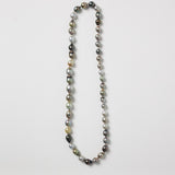 Will Hannigan Black Baroque Pearl Strand on Pink String