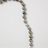 Will Hannigan Black Baroque Pearl Strand on Pink String