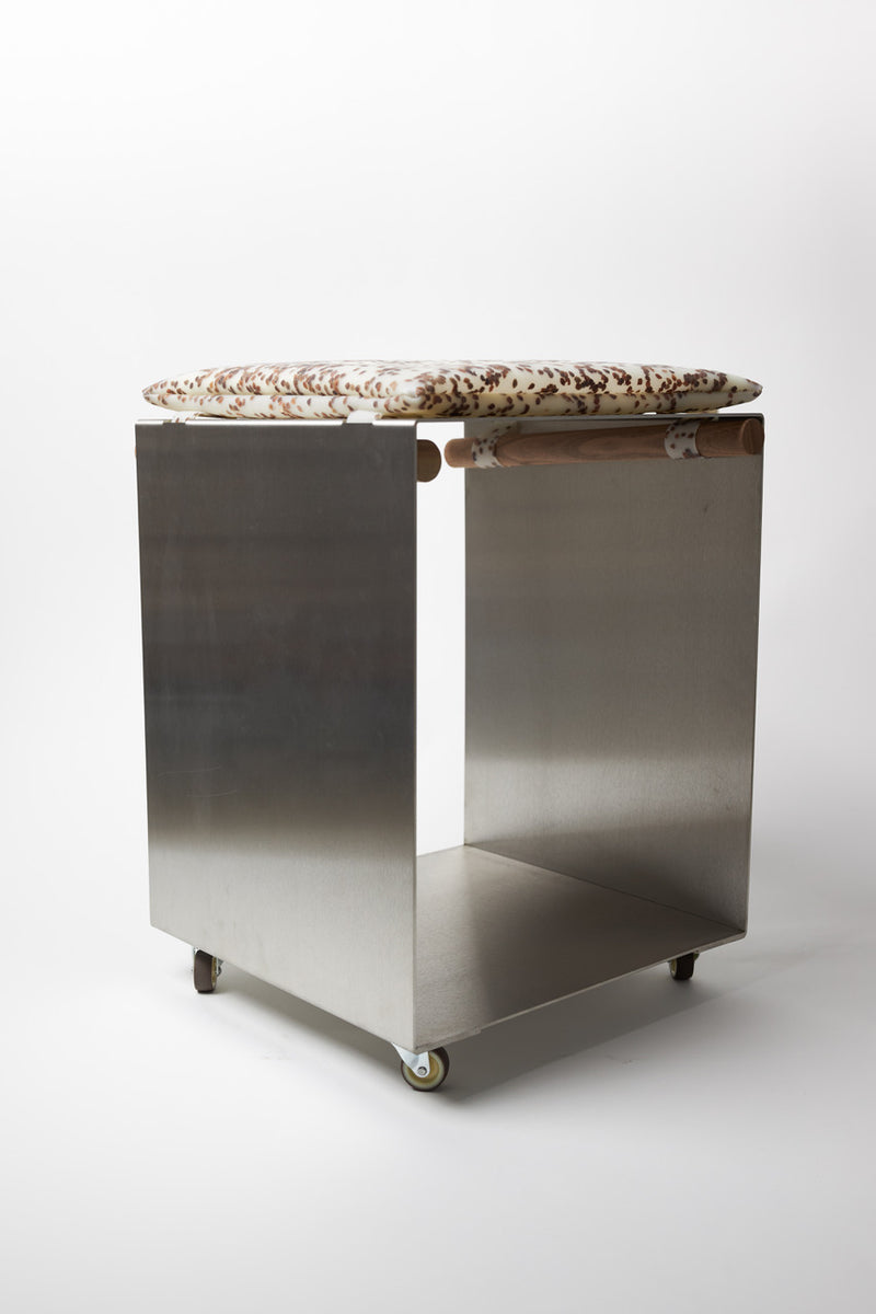 Small Stool with Cushion