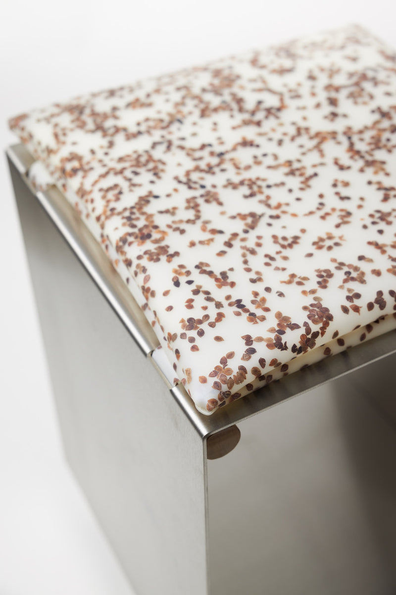 Small Stool with Cushion