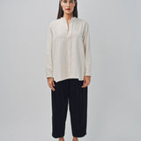 Arts & Science Open Front Night Shirt Natural / 1