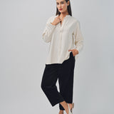 Arts & Science Open Front Night Shirt Natural / 1