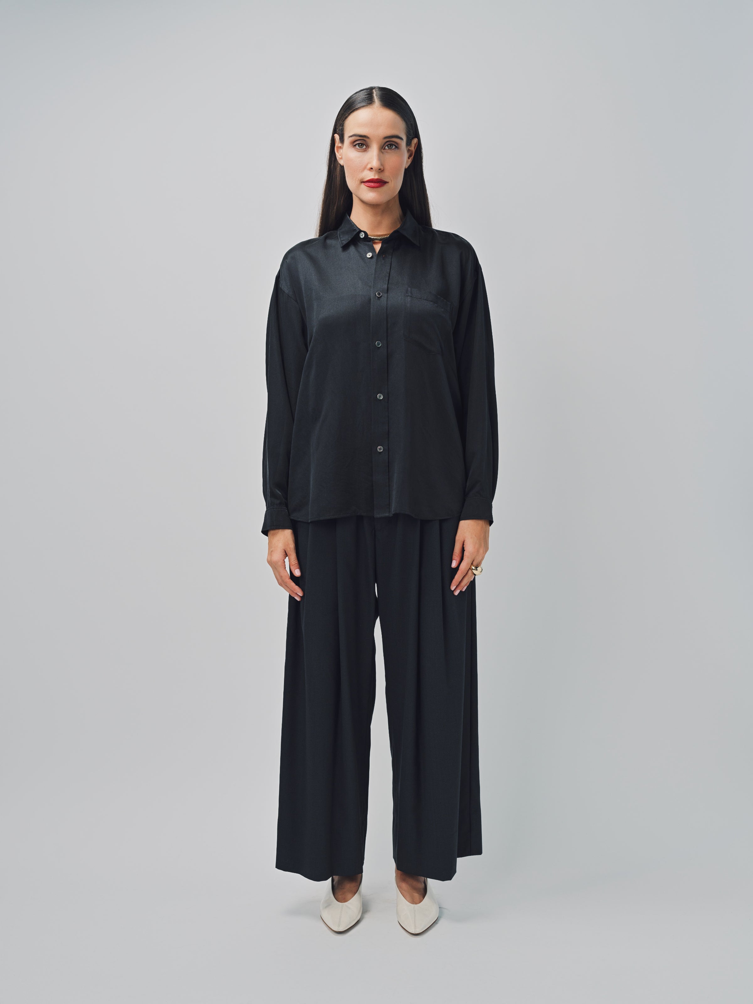 Arts & Science Regular Collar Standard Shirt Black / 1