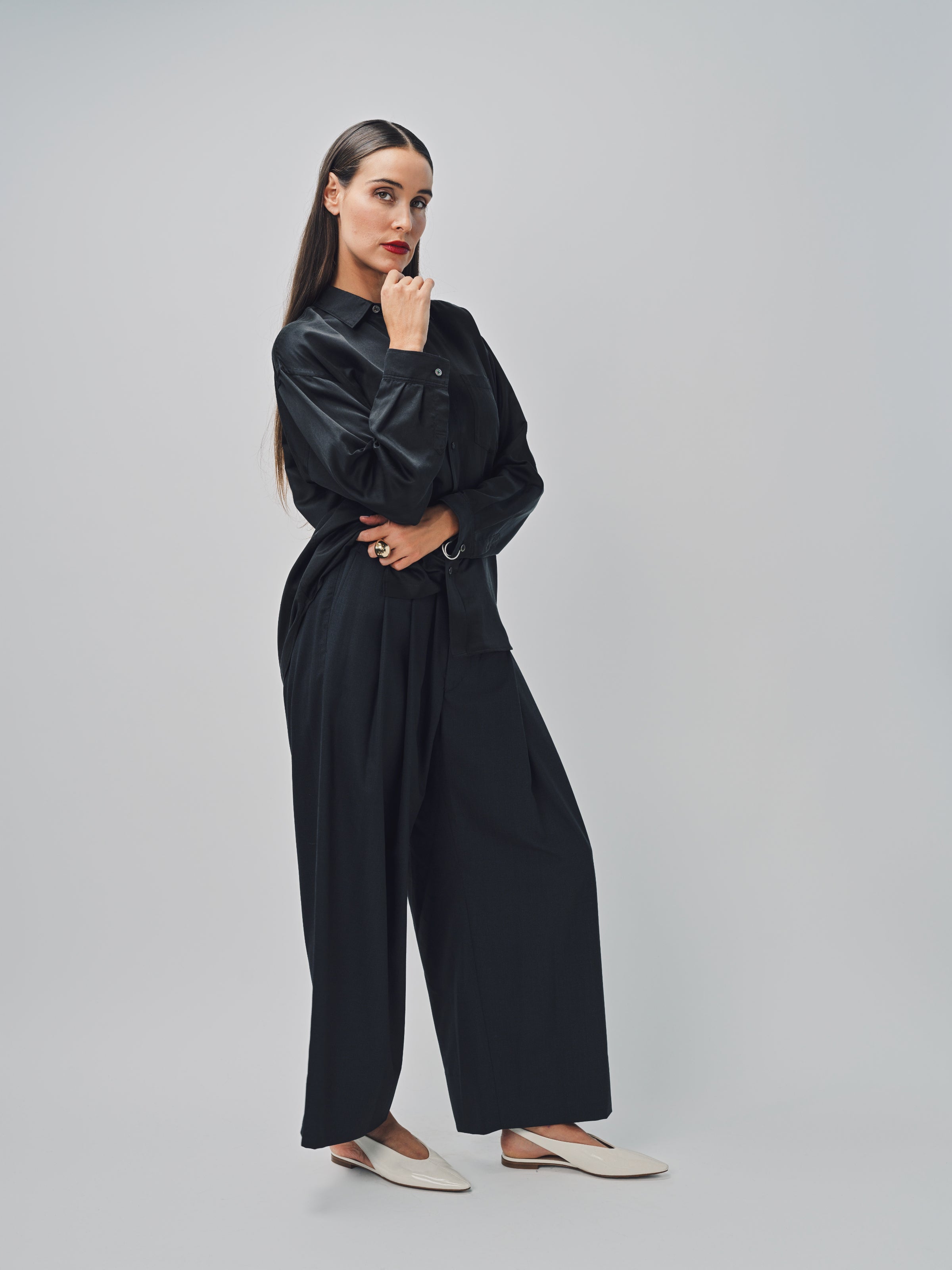 Arts & Science Regular Collar Standard Shirt Black / 1