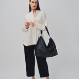 Arts & Science Zipper Laundry Shoulder Bag Black / One Size