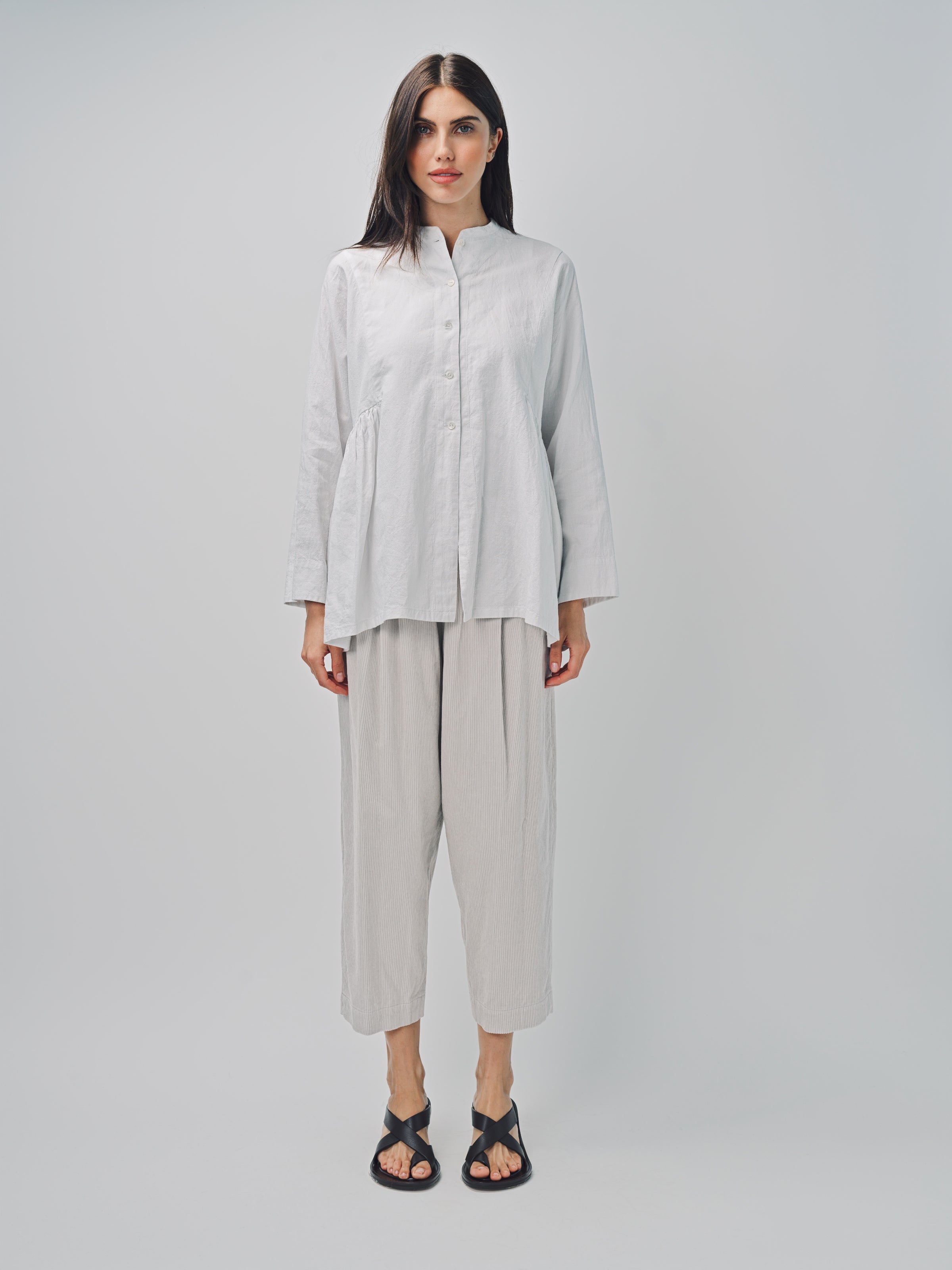 Arts & Science Side Gather Blouse White / 1