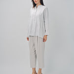 Arts & Science Side Gather Blouse White / 1