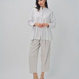 Arts & Science Side Gather Blouse White / 1