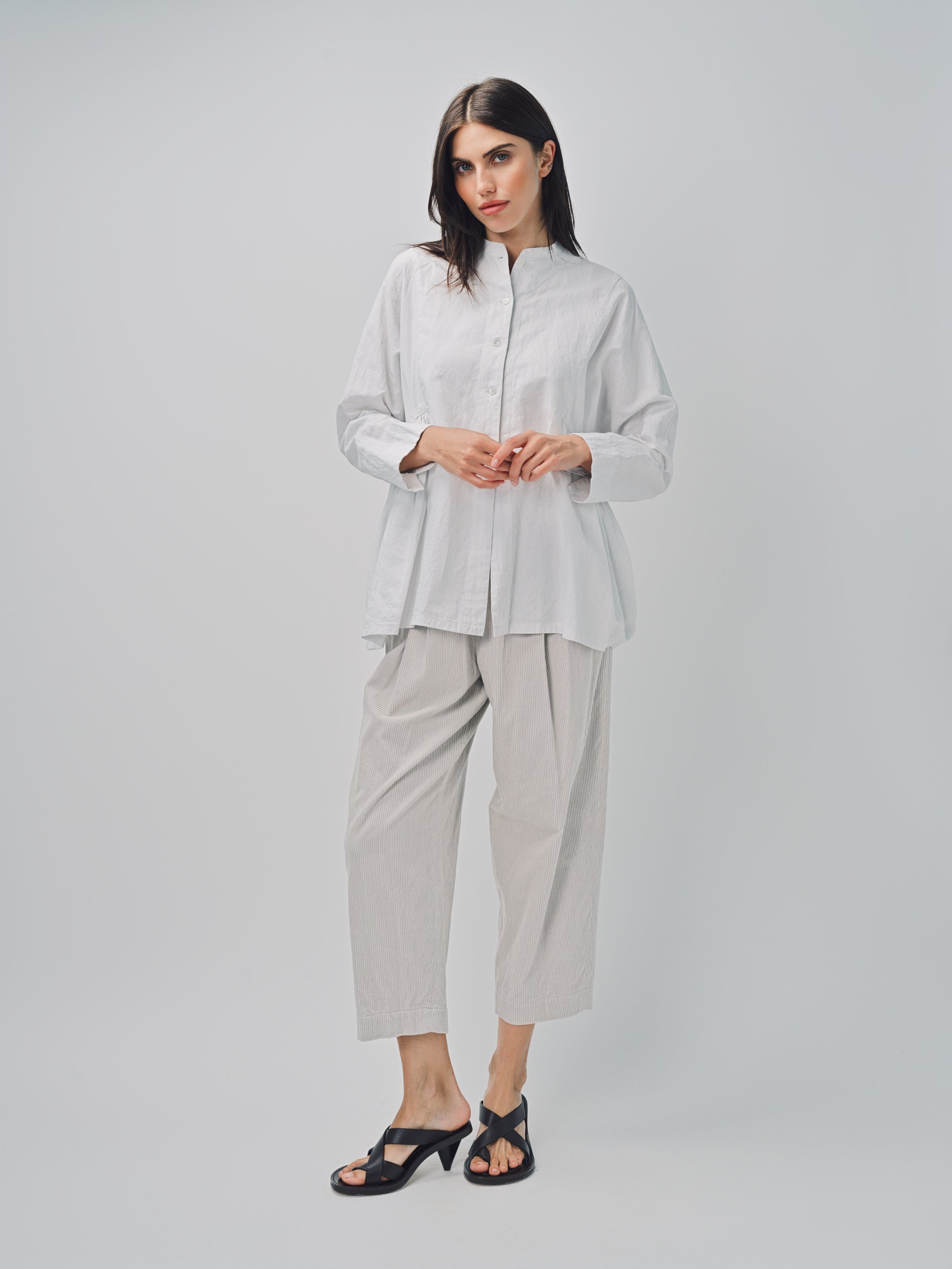 Arts & Science Side Gather Blouse White / 1