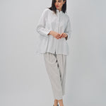 Arts & Science Side Gather Blouse White / 1