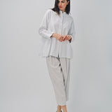 Arts & Science Side Gather Blouse White / 1