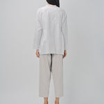 Arts & Science Side Gather Blouse White / 1