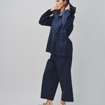 Arts & Science Hooded Short Coat Navy / 1