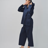 Arts & Science Hooded Short Coat Navy / 1