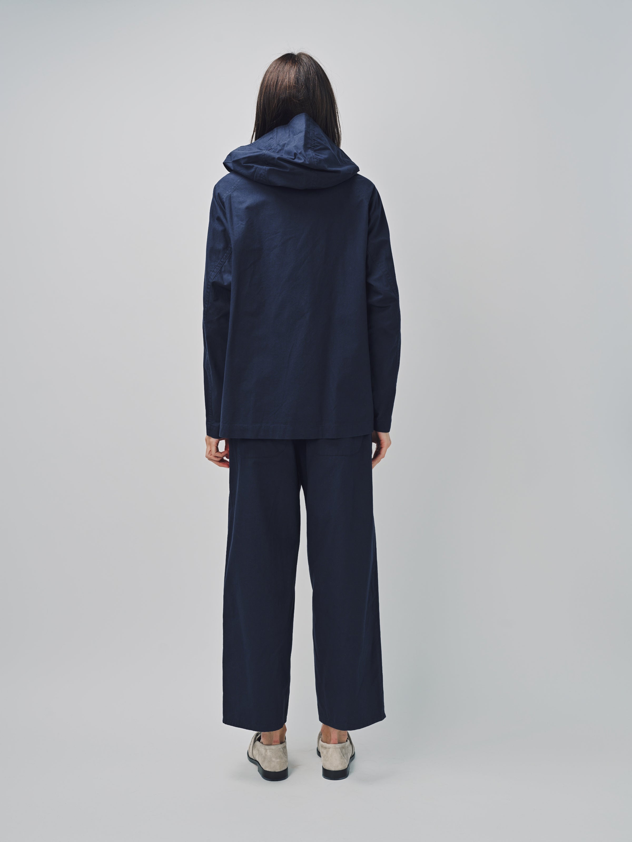 Arts & Science Hooded Short Coat Navy / 1