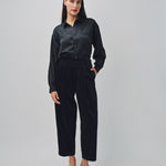 Arts & Science One Tuck Relaxed Pants Black/Navy / 0