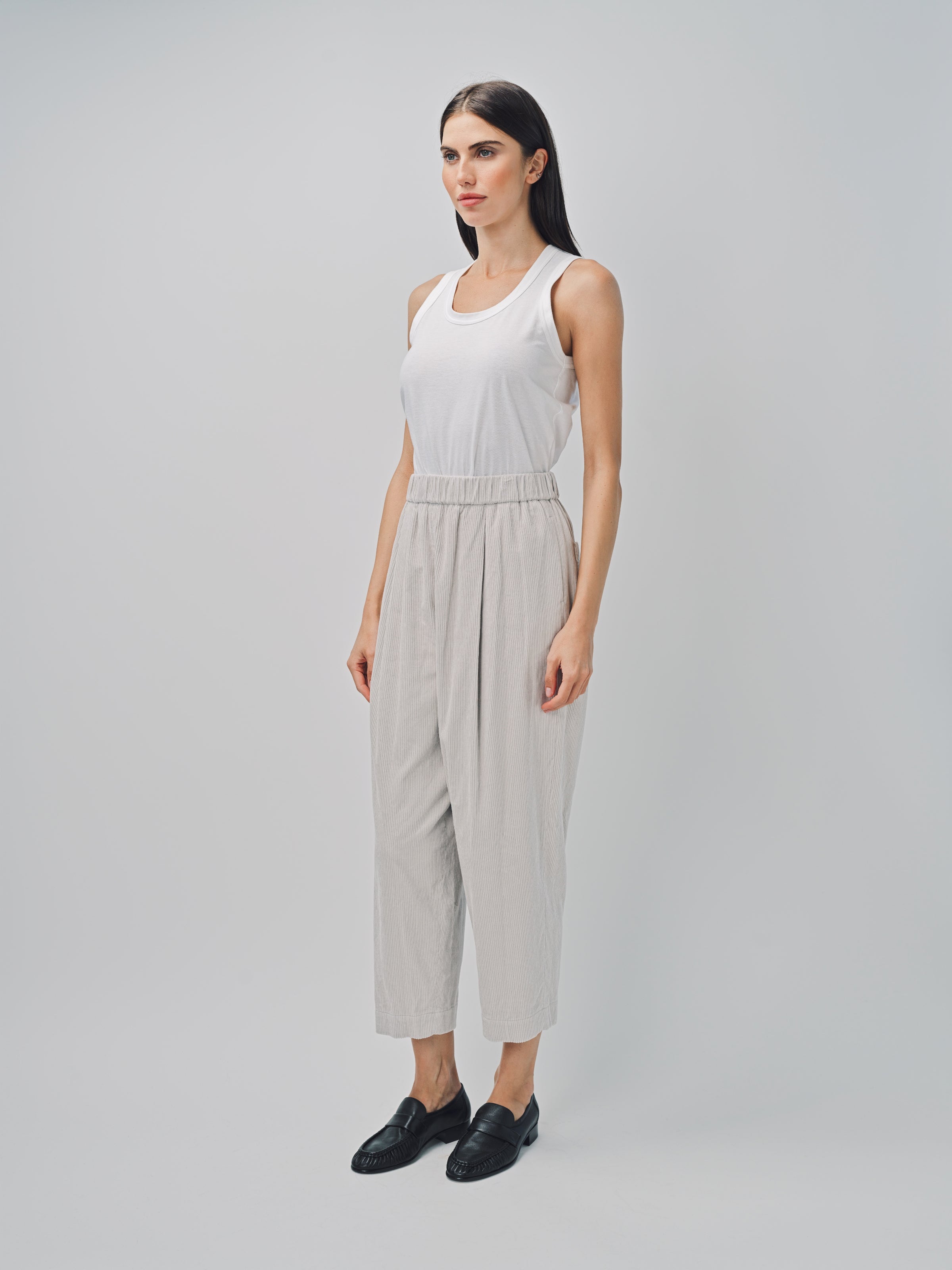 Arts & Science One Tuck Relaxed Pants Ivory / 0