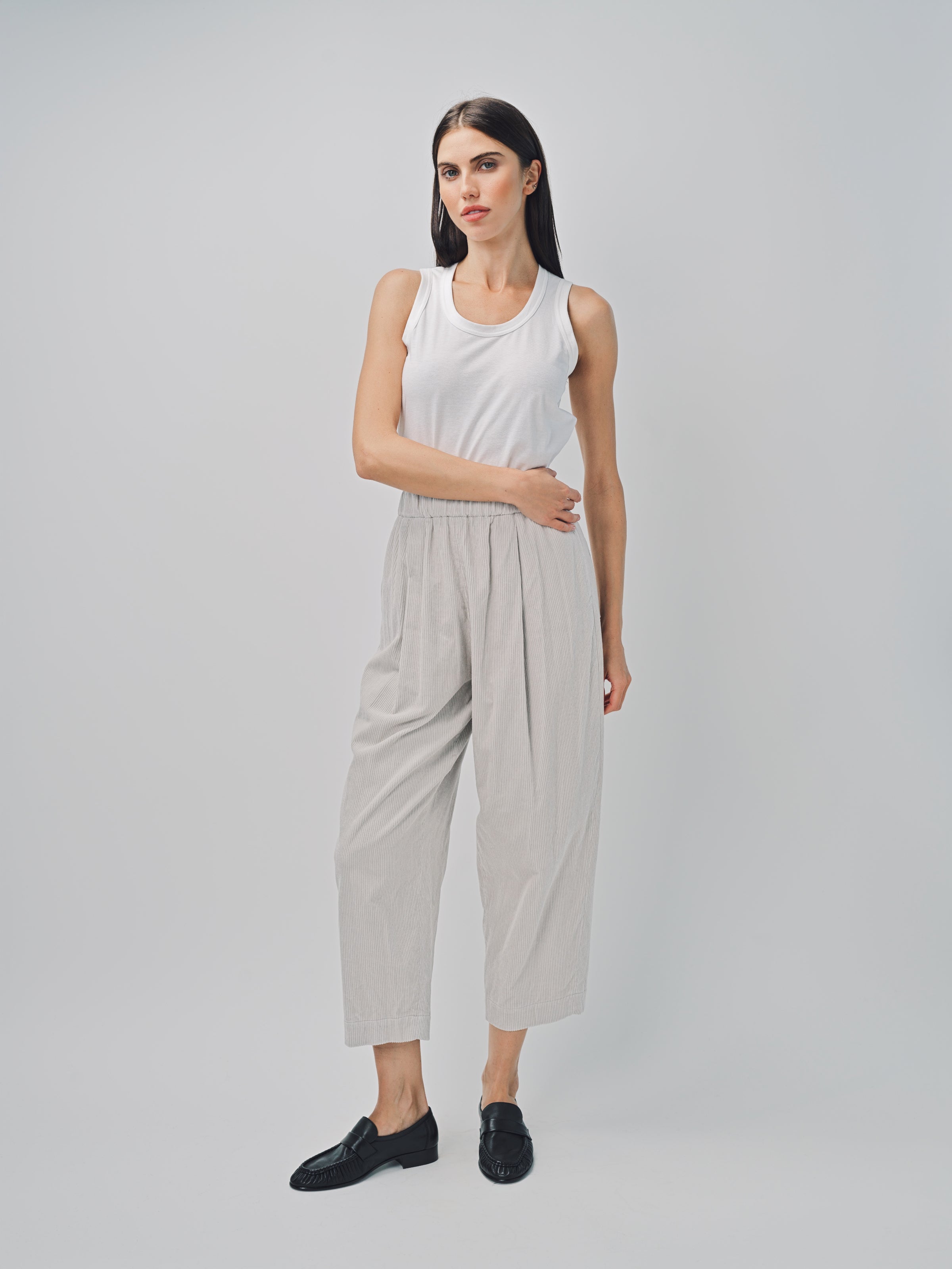 Arts & Science One Tuck Relaxed Pants Ivory / 0