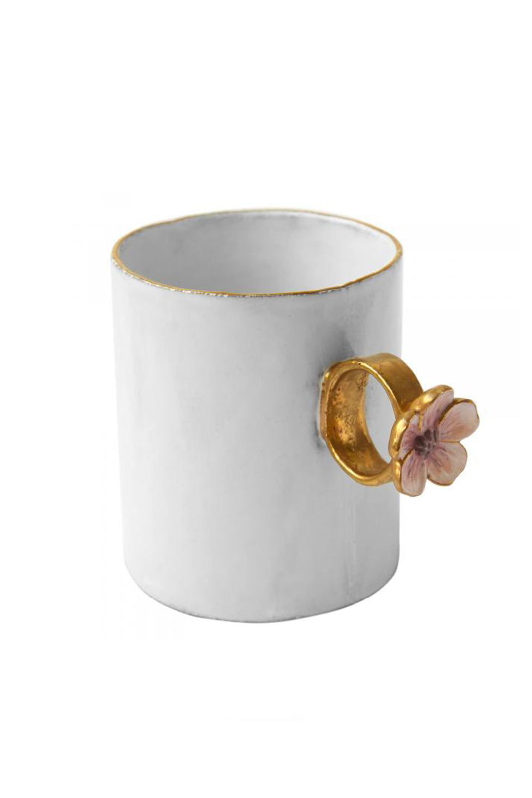 Serena Pink Flower Ring Cup