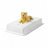 Astier de Villatte Gold Lion Incense Box