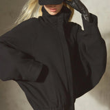 AUTER Italian Wool Batwing Bomber
