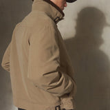 AUTER Shearling Collar Zip Puffer