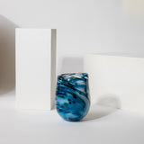 Light Reign Handblown Ocean Current Candle