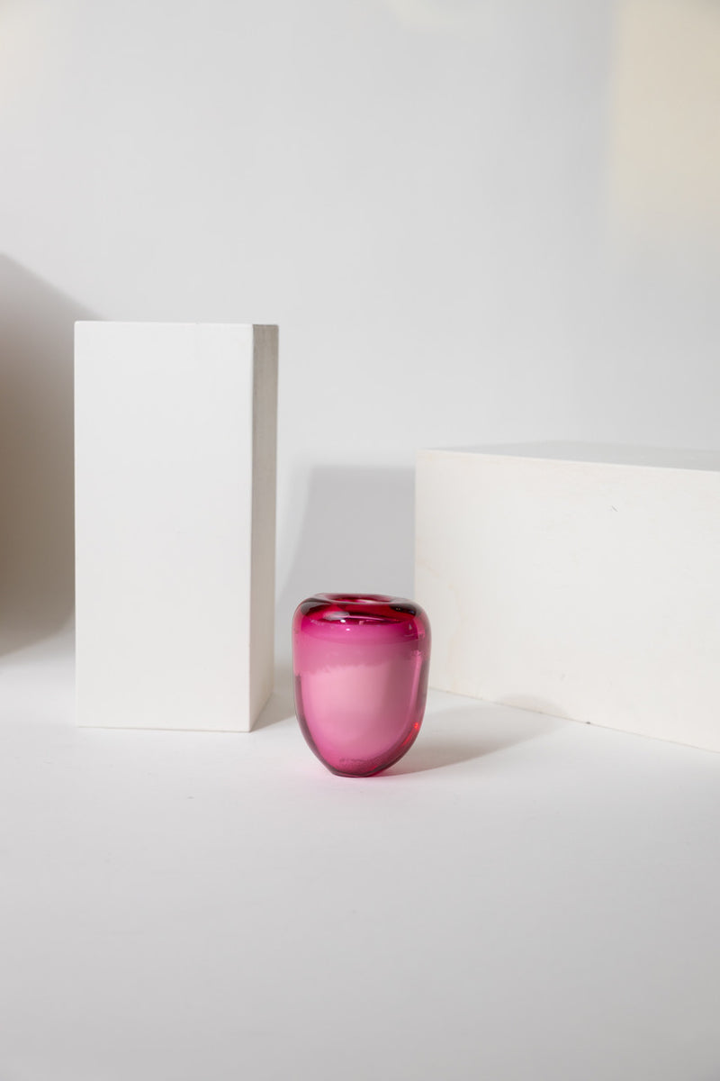 Handblown Ruby Gem Candle