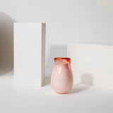 Handblown Bexley Pink Candle
