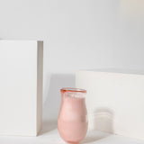 Handblown Bexley Pink Candle