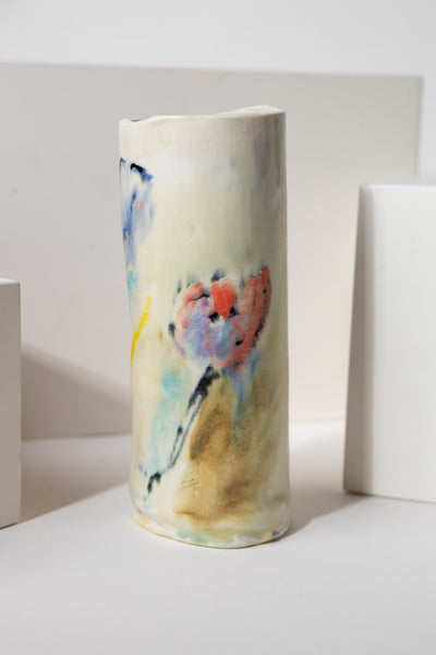 Flower Painted Vase